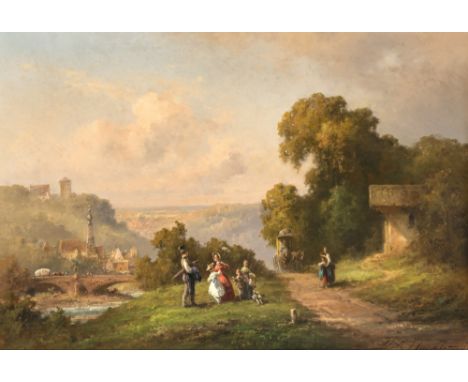 Willy Moralt1884 München - 1947 Lenggries"Die alte Landstraße"R. u. signiert und Ortsbezeichnung München. Rücks. bezeichnet u
