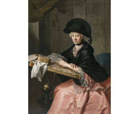 Johann Georg Ziesenis1716 Kopenhagen - 1776 HannoverPrinzessin Marie Charlotte Amalie von Sachsen-MeiningenDreiviertelfigur n
