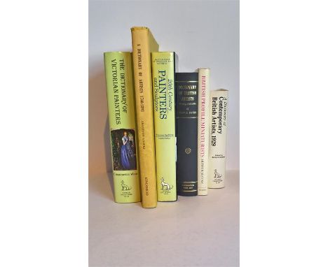 Various Dictionaries of Artists including A Dictionary of Artists Who Have Exhibited Works In The Principal London Exhibition