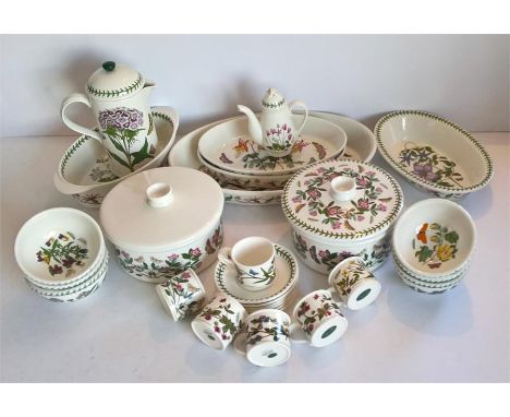 Large Portmeirion mainly 'Botanic Garden' Dinner Service comprising 6 Large Plates, 6 Small Plates, 6 Bowls, 3 Covered Dishes