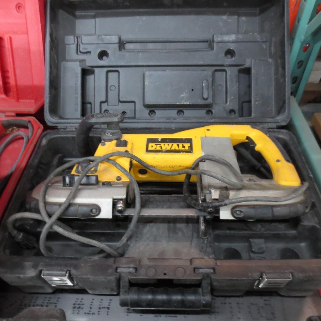 (2) Dewalt Hand Held Band Saws