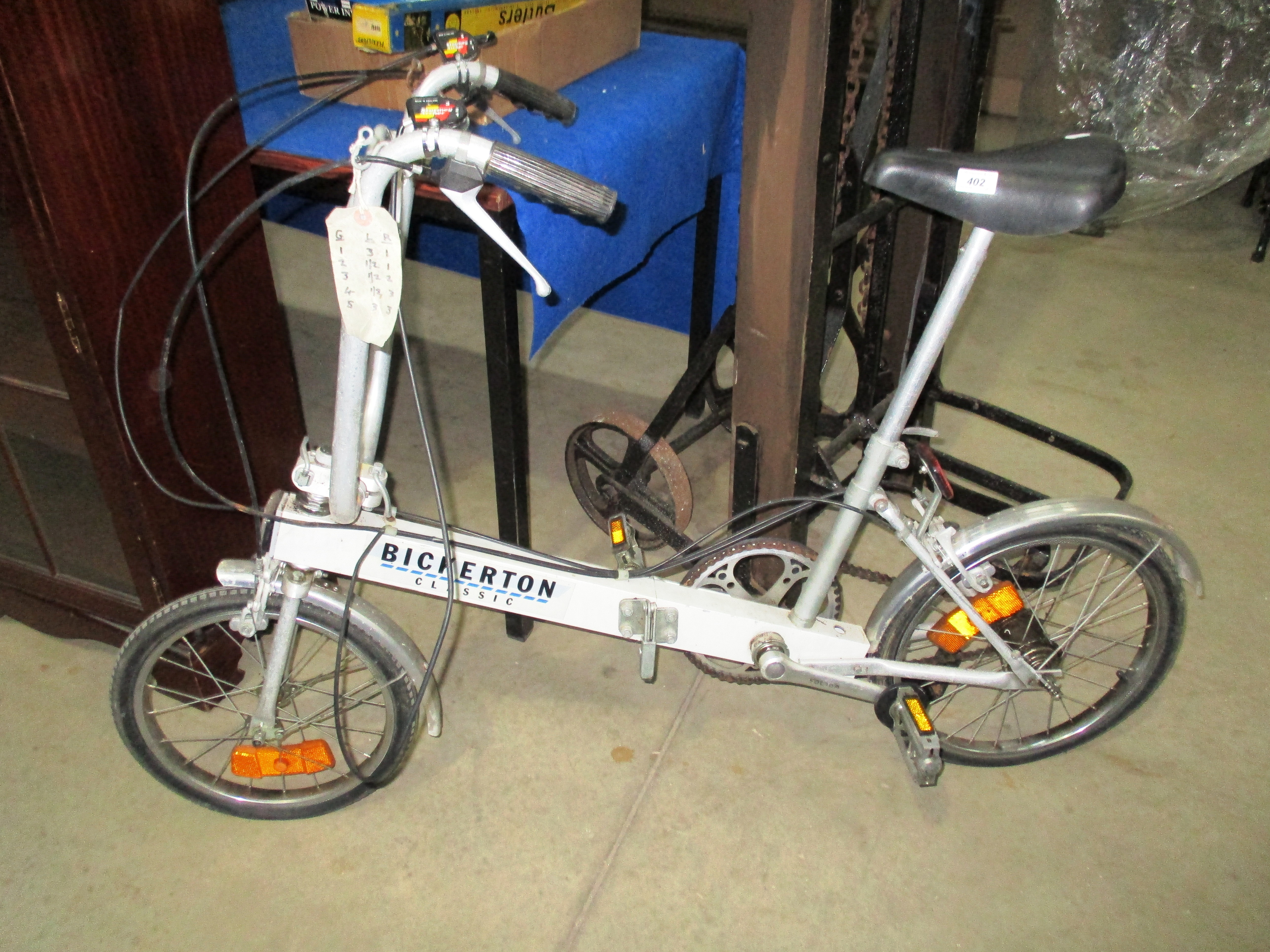 A BICKERTON classic folding bicycle