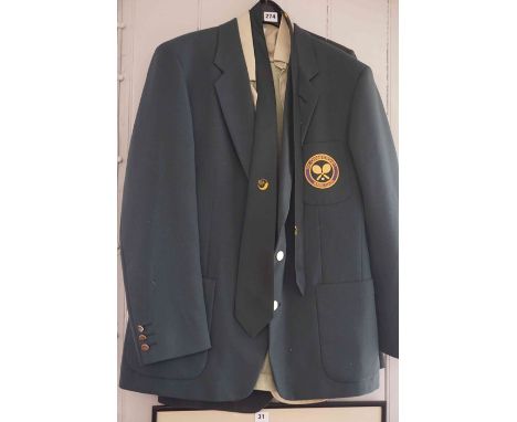 Tennis Memorabilia, The Collection of a Former Wimbledon Umpire, Comprising of Full Umpires Uniform, circa 1980s, Blazer, Shi