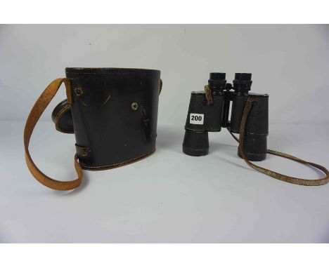 Pair of Regent Binoculars, 7x50, Having an integral Compass, 18cm high, With case