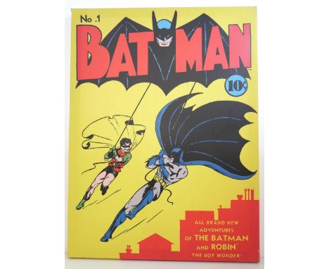 A 60 x 80cm Batman and Robin No.1 canvas print