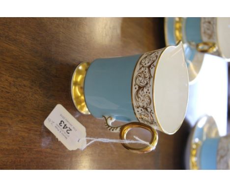 An Adderley twenty six piece tea service, to include cups, saucers, plates, jugs, sugar bowl and serving plate