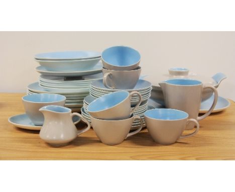 An extensive Poole pottery part dinner and tea set
