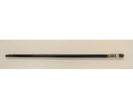 An early 20th century Indian sword stick, L 91cm