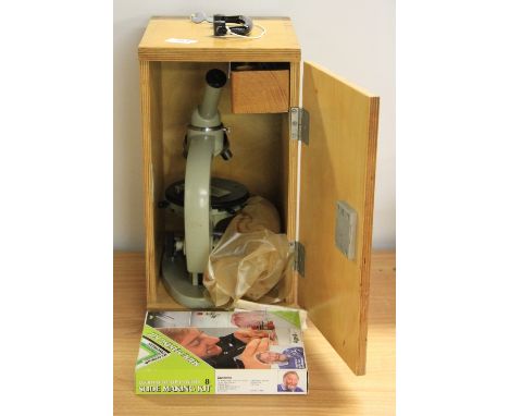 A good quality cased microscope