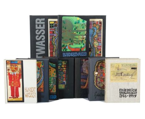 9 Bücher Friedensreich HundertwasserThe Albertina Exhibition, Gruener, 1975; Aberbach Fine Art, 1973; Only Creativity brings 