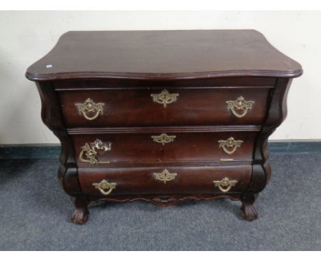 A French style fall front commode cabinet fitted drawer beneath