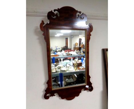 Two Chippendale style wall mirrors 