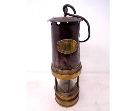 A Patterson Lamps Ltd Gateshead on Tyne miner's lamp 