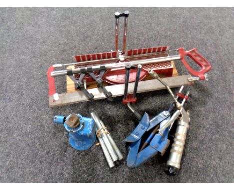 A box of hand tools 