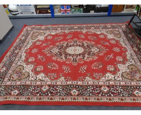 A machine made Persian design carpet, 312 cm x 236 cm 