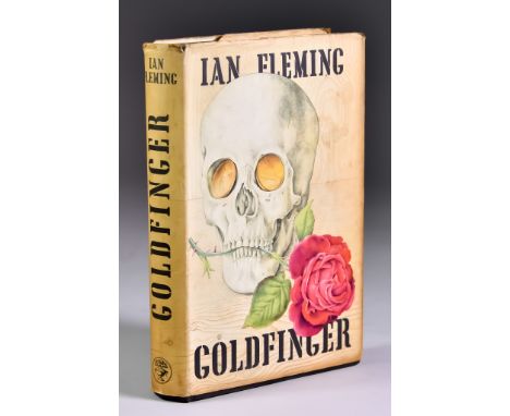 Ian Fleming - "Goldfinger", published by Jonathan Cape, London, 1959, one cloth and gilt bound volume with original dust jack