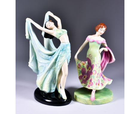 Kevin Francis Ceramic Figure "Lo La Palooza", Limited Edition 148/500 by Peggy Davies with mark to base, 9.5ins high and a&nb