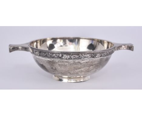 An Elizabeth II Scottish Silver Two-Handled Quaiche,&nbsp;by Hamilton &amp; Inches&nbsp; Edinburgh 1989, of plain form cast w