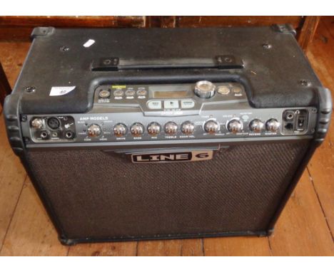 A Line 6 spider jam amplifier guitar entertainment system