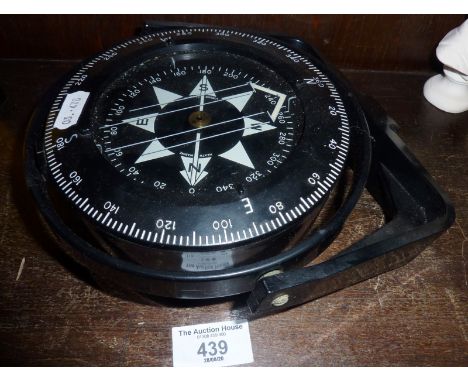 A Heath Marine boat compass on gimbals