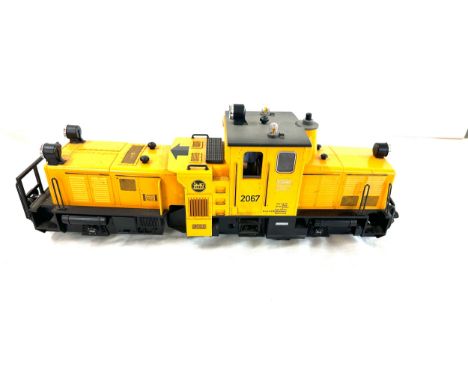 Boxed L.G.B 20670 train set G scale, yellow shunter, untested 