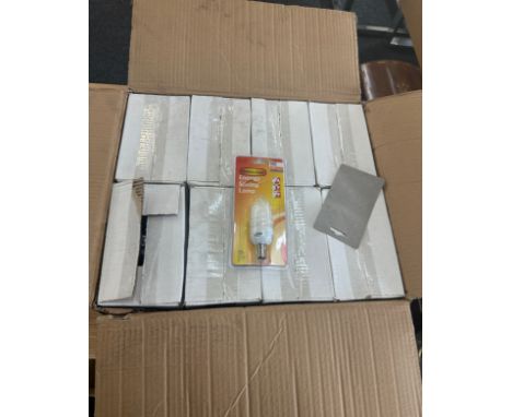 Box of 8 boxes of 6 omicron energy saving 11w 240v light bulbs 