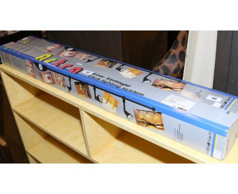 Two new and boxed Astra low voltage track ceiling light systems
