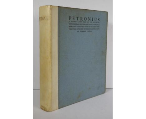 Book: Petronius. A Revised Latin Text of the Satyricon with the earliest English Translation (1694) Now First Reprinted with 