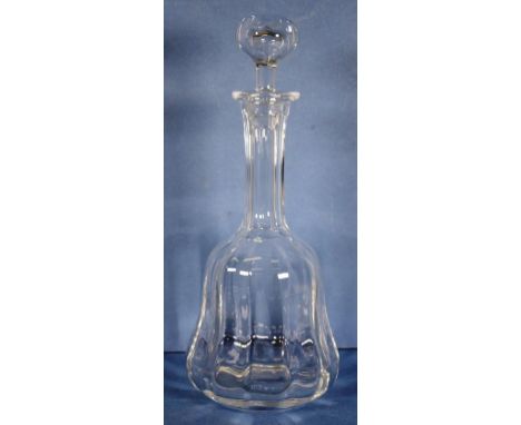 French St Louis Crystal 'Bartholdi' wine decanter 30.5cm high