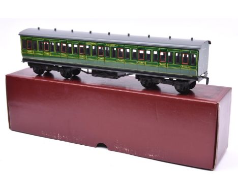 An Ace Trains O gauge Southern Railway EMU Full Third passenger coach in lined green livery. Boxed. VGC-Mint. £30-50 