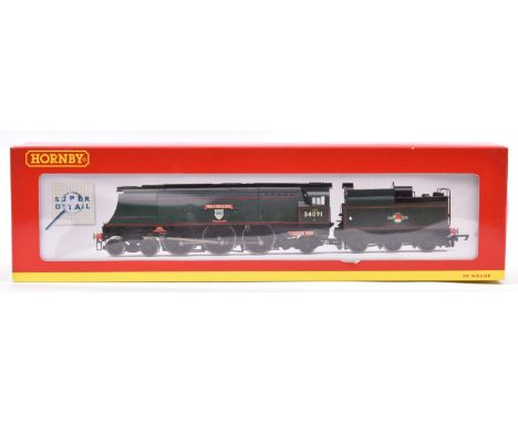 Hornby Hobbies BR 4-6-2 West Country Class 'Weymouth' (R.2282). RN34091. In lined Brunswick Green livery. Boxed, minor wear. 