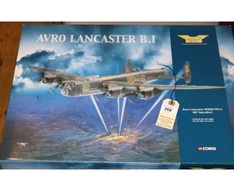 Corgi Aviation Archive. 1:72 scale. Avro Lancaster B.1 R5868/'PO-S 467 Squadron (AA32601). Boxed. Contents VGC-Mint. Appears 