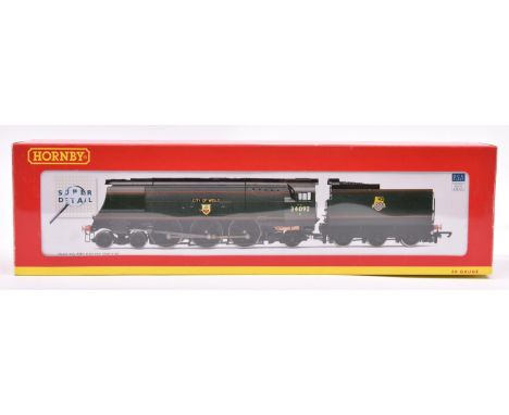 Hornby Hobbies BR 4-6-2 West Country Class 'City of Wells' (R.2542). RN34092. In lined Brunswick Green livery. Boxed, minor w
