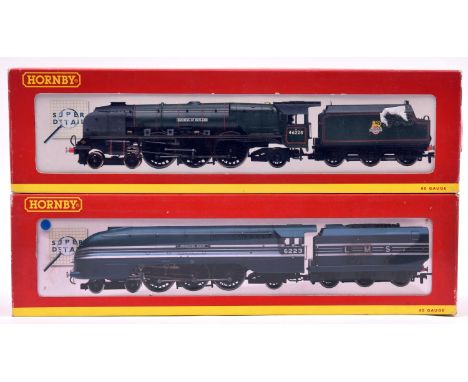 2 Hornby Railways Tender Locomotives. LMS 4-6-2 Coronation Class  , Princess Alice, RN6223 in blue with silver line detailing