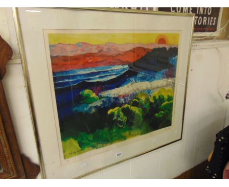 A framed and glazed limited edition print
