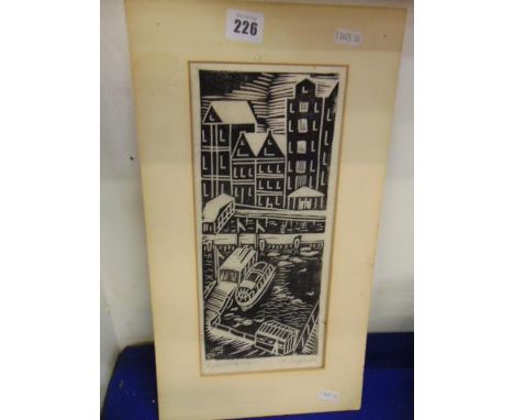 A block print of Amsterdam
