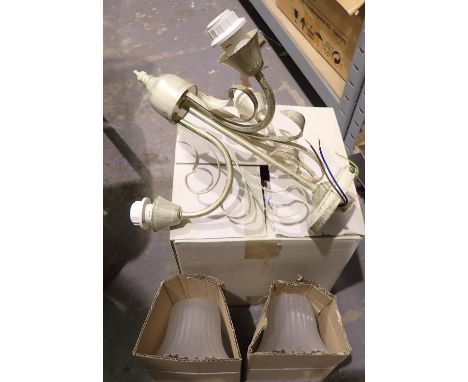 New boxed antique effect wall light fitting. Not available for in-house P&amp;P 