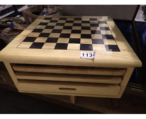 Beech games compendium with chess. Ludo etc. Not available for in-house P&amp;P 