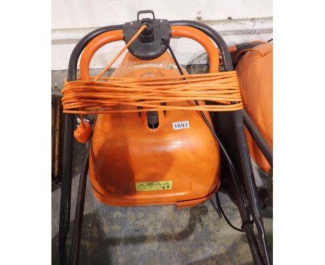 Flymo Micro Compact 30 lawnmower. All electrical items in this lot have been PAT tested for safety and have passed. This does