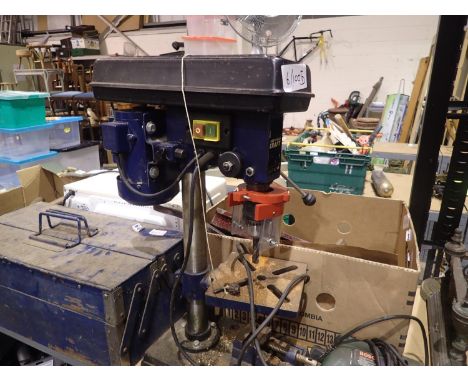 PowerCraft pillar drill. All electrical items in this lot have been PAT tested for safety and have passed. This does not conf