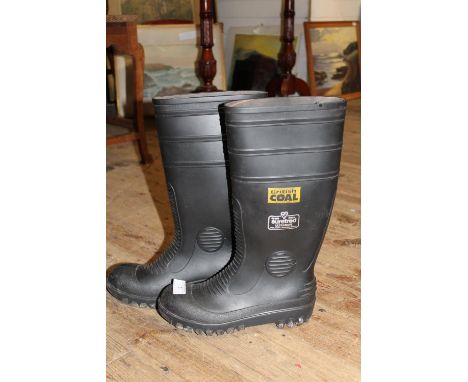 A pair of vintage British Coal miners boots size 6. 