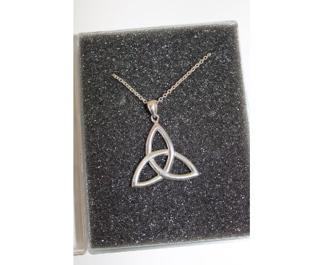 A 925 silver Celtic necklace 