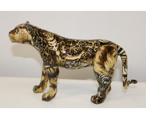 A Collage safari ceramic Leopard figurine 