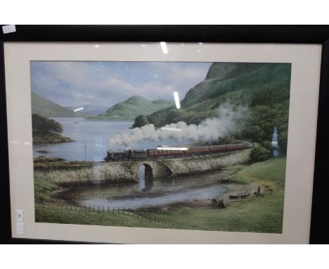 A large framed print by Jon Breckon 103cm x 72cm will not post 
