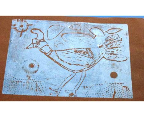 Charles,
'Bird'
Screen print, unsigned 
30cm x 42cm
Unframed 