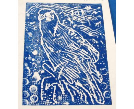 Ryan,
'Water Bird'
Screen print, signed 
36cm x 26cm
Unframed 