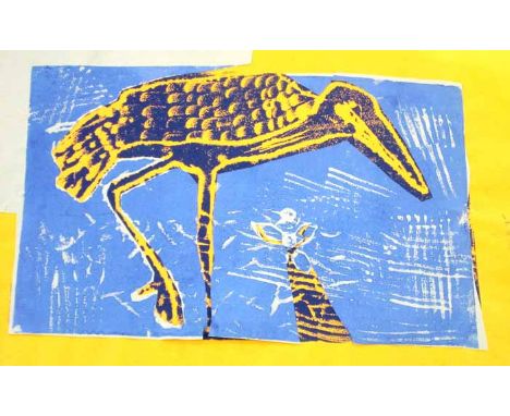 Cristopher,
'Big Feet'
Screen print, unsigned 
21cm x 30cm
Unframed 