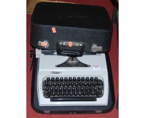 An Erika portable typewriter