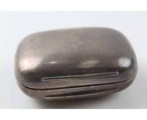 Victorian .925 sterling silver snuff box 