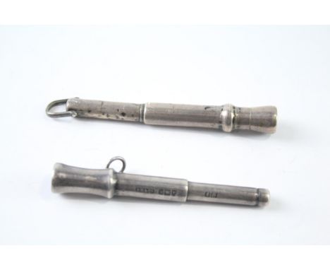 2 x .925 sterling silver s.mordan &amp; co pipe accessories 25g 
